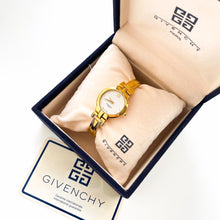 Load image into Gallery viewer, Vintage 90s Gold-Plated Ladies&#39; Givenchy &#39;Millesime&#39; Watch - White Dial
