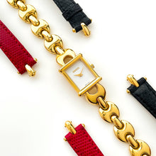 Load image into Gallery viewer, Gucci 1800 – Ladies’ Quartz Watch with Interchangeable Straps, Boxed, 1990s
