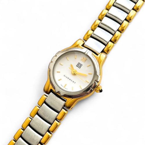 Vintage 00s Two-Tone Ladies' Givenchy Watch - White Dial - Boxed