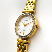 Load image into Gallery viewer, Gold-Plated Ladies&#39; Citizen Quartz Watch - Mother of Pearl Dial
