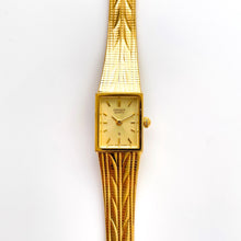 Load image into Gallery viewer, Vintage 80s Gold-Plated Ladies&#39; Citizen Quartz Watch - Rectangular Dial
