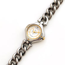 Load image into Gallery viewer, Rare 90s Two-Tone Steel Seiko Moorea Quartz Watch with Chain Bracelet

