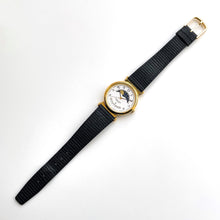 Load image into Gallery viewer, Vintage 90s Unisex Solvil &amp; Titus Moon Phase Quartz Watch with Black Leather Strap
