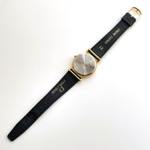Load image into Gallery viewer, Vintage 90s Unisex Solvil &amp; Titus Moon Phase Quartz Watch with Black Leather Strap
