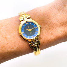 Load image into Gallery viewer, Vintage 90s Gold-Plated Ladies&#39; Givenchy &#39;Millesime&#39; Watch - Blue Dial

