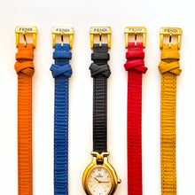 Load image into Gallery viewer, Vintage 1990s Fendi 640L Quartz Watch - Interchangeable Leather Straps
