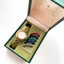 Load image into Gallery viewer, Gucci 11/12.2 – Boxed Quartz Watch with Interchangeable Bezels
