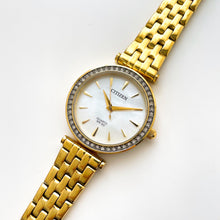 Load image into Gallery viewer, Gold-Plated Ladies&#39; Citizen Quartz Watch - Mother of Pearl Dial
