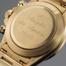 Load image into Gallery viewer, Custom Engraving Add-On – Personalized Case Back or Bracelet – Laser Engraving Service
