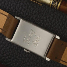 Load image into Gallery viewer, Custom Engraving Add-On – Personalized Case Back or Bracelet – Laser Engraving Service
