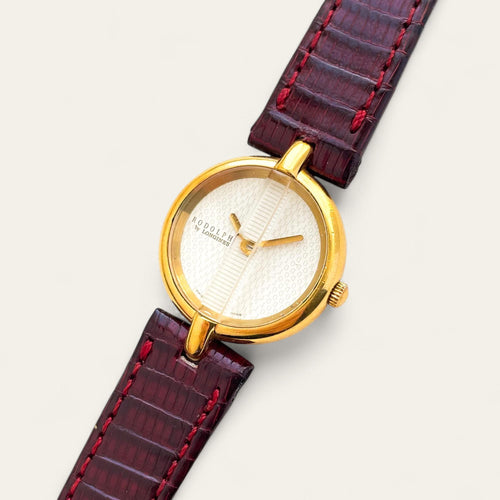 Rodolphe by Longines – Gold-Plated Ladies’ Quartz Watch, 1990s