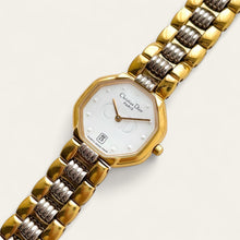Load image into Gallery viewer, Vintage Two-Tone Christian Dior Ladies&#39; Quartz Watch - White Octagon
