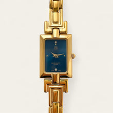 Load image into Gallery viewer, Vintage 1990s Gold-Plated Ladies&#39; Givenchy Quartz Watch - Blue Dial
