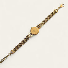 Load image into Gallery viewer, Vintage 90s Gold-Plated Seiko Watch: Ruby Adorned
