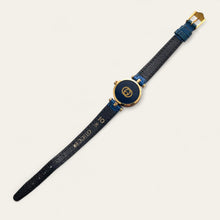 Load image into Gallery viewer, Vintage 90s Ladies&#39; Gucci Quartz Watch - Sector Dial - Blue Leather Strap
