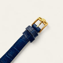 Load image into Gallery viewer, Vintage 1990s Gold-Plated Ladies&#39; Givenchy &#39;Shanghai&#39; Quartz Watch - Blue
