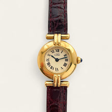 Load image into Gallery viewer, Vintage Cartier Must Colisée Vermeil - Gold-Plated Silver 925 with Beige Dial
