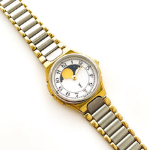 Load image into Gallery viewer, YSL Ladies&#39; Moon Phase Quartz Watch with Two-Tone Bracelet
