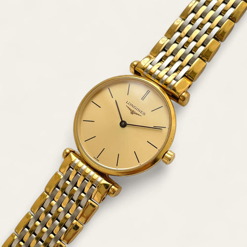 Vintage Ladies' Gold-Plated Longines 'La Grande Classique' Two-Tone Quartz Watch