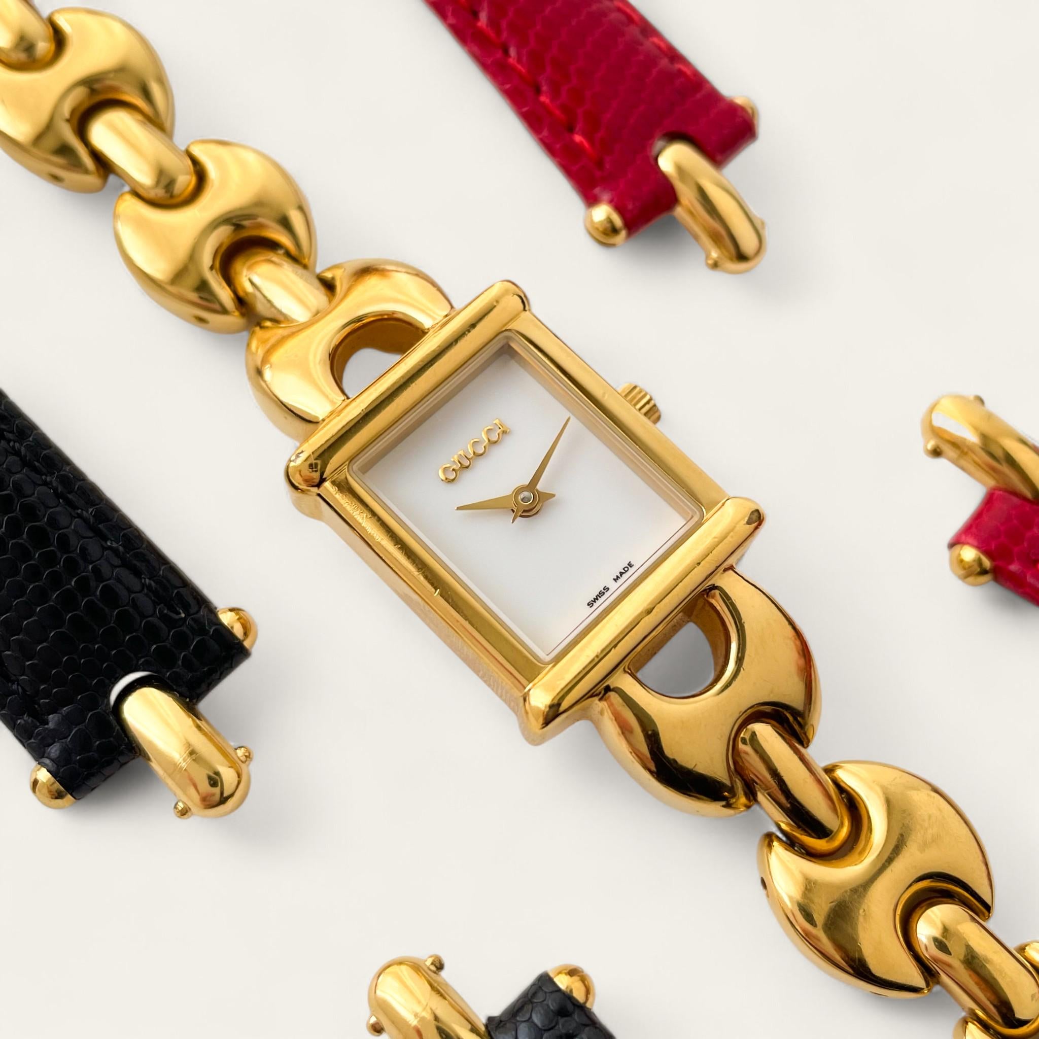 Vintage Ladies' 90s Gucci 1800 Quartz Watch - Interchangeable