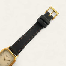 Load image into Gallery viewer, Vintage Ladies&#39; Christian Dior Gold-Plated Quartz Watch - Brown Leather
