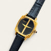 Vintage Raymond Weil Gold Plated Black Dial Mechanical Ladies Watch