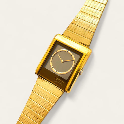 1980s Vintage Ladies' GP Seiko Quartz Watch - Rectangular Dial
