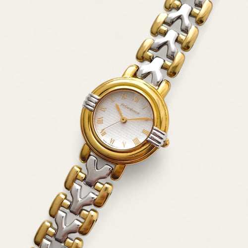 Vintage 1990s Yves Saint Laurent Ladies' Quartz Watch - Two-Tone