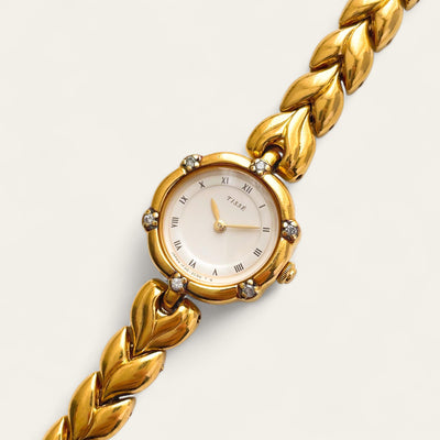 Very Rare 90s Gold-Plated Seiko Tisse Jewellery Quartz Watch