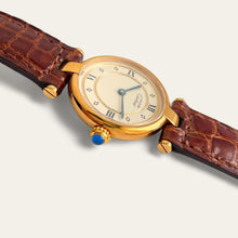 Load image into Gallery viewer, Ladies&#39; Vintage Cartier Must Vendome Vermeil Quartz Watch - Beige Dial - Boxed
