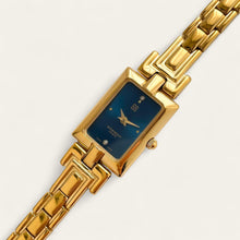 Load image into Gallery viewer, Vintage 1990s Gold-Plated Ladies&#39; Givenchy Quartz Watch - Blue Dial
