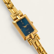 Load image into Gallery viewer, Vintage 1990s Gold-Plated Ladies&#39; Givenchy Quartz Watch - Blue Dial
