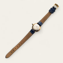 Load image into Gallery viewer, Vintage 1990s Gold-Plated Ladies&#39; Givenchy &#39;Shanghai&#39; Quartz Watch - Blue
