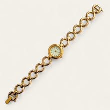 Load image into Gallery viewer, Vintage Ladies&#39; Gold-Plated Accurist Quartz Watch - Beige Round Dial
