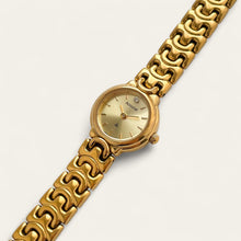Load image into Gallery viewer, Vintage Ladies&#39; Gold-Plated Accurist Quartz Watch - Gold Round Dial
