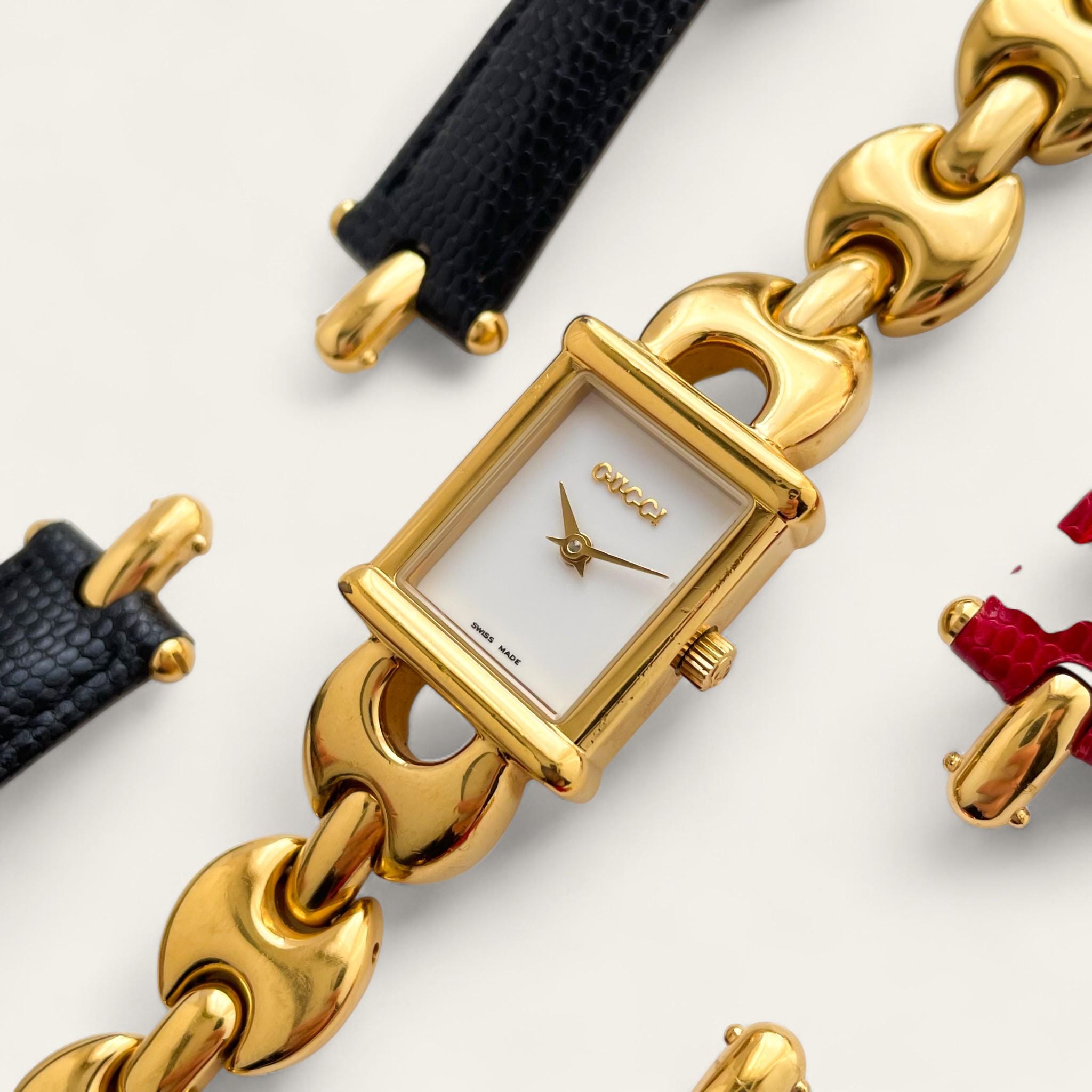 Vintage Ladies' 90s Gucci 1800 Quartz Watch - Interchangeable