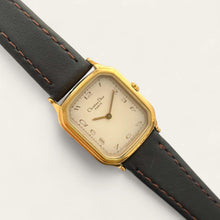 Load image into Gallery viewer, Vintage Ladies&#39; Christian Dior Gold-Plated Quartz Watch - Brown Leather
