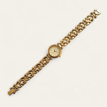 Load image into Gallery viewer, Vintage Ladies&#39; Gold-Plated Accurist Quartz Watch - Beige Round Dial
