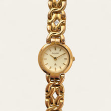 Load image into Gallery viewer, Vintage Ladies&#39; Gold-Plated Accurist Quartz Watch - Beige Round Dial
