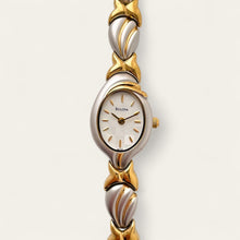 Load image into Gallery viewer, Vintage 1999 Ladies&#39; Two-Tone Bulova Quartz Watch - Oval Dial
