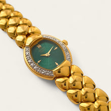 Load image into Gallery viewer, Vintage Gold-Plated Ladies&#39; Citizen Elegance Quartz Watch - Green Dial
