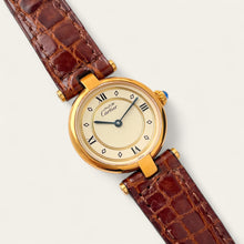 Load image into Gallery viewer, Ladies&#39; Vintage Cartier Must Vendome Vermeil Quartz Watch - Beige Dial - Boxed

