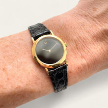 Load image into Gallery viewer, Tiny 1980s Gold-Plated Omega De Ville Ladies&#39; Quartz Watch - Boxed

