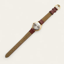 Load image into Gallery viewer, 90s Vintage Ladies&#39; Lorus Sun &amp; Moon Quartz Watch - Brown Leather

