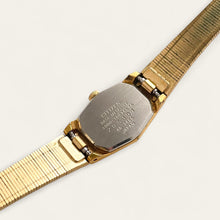 Load image into Gallery viewer, Vintage Gold-Plated Ladies&#39; Citizen Quartz Watch - Black Dial
