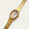 Vintage 1992 Gold-Plated Ladies' Seiko Quartz Watch - Oval Dial