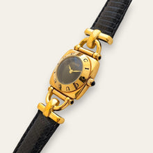 Load image into Gallery viewer, Vintage 1990s Gucci Horsebit 6300L Quartz Watch - Black Dial
