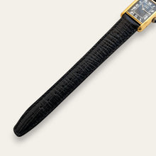 Load image into Gallery viewer, Vintage Cartier Must de Tank Vermeil Mechanical Watch - Black Dial
