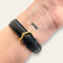 Load image into Gallery viewer, Vintage Cartier Must de Tank Vermeil Mechanical Watch - Black Dial
