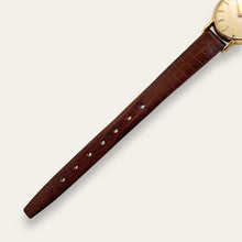 Load image into Gallery viewer, Vintage 1953 Gold-Plated Longines Ladies&#39; Mechanical Watch - Leather Strap
